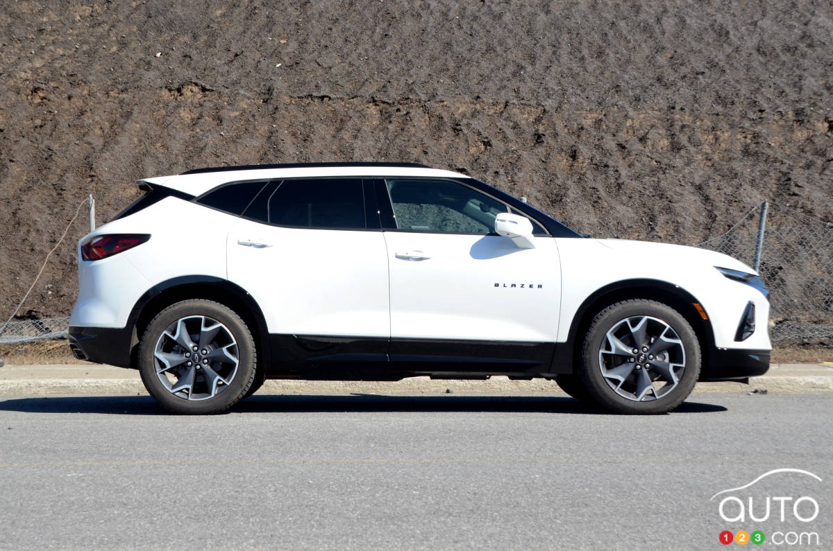 Chevrolet Blazer RS 2020, profil